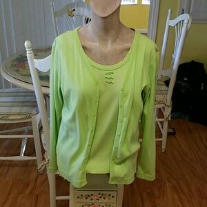 St John'sBay green 2pc  top set